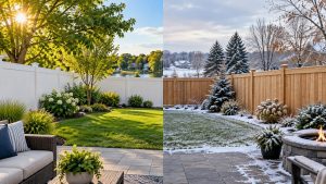 Vinyl Fence Vs Wood Fence In Michigan